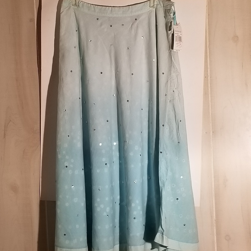 NWT Sequined flare skirt